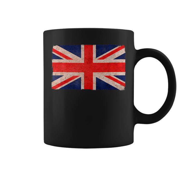 Union Jack Vintage British Flag Retro United Kingdom Britain Coffee Mug