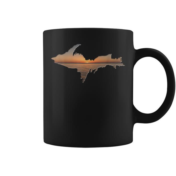 Upper Peninsula Lake Michigan Sunrise Up Yoopers 906 Coffee Mug