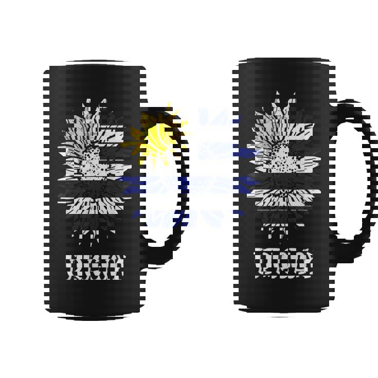 Uruguay Flag Sunflower Pride Uruguayan Roots Women Coffee Mug