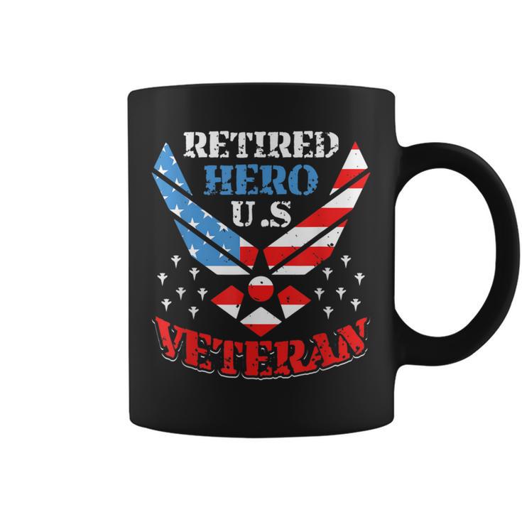 Us Air Force Veteran Retired Hero Us Air Force Coffee Mug