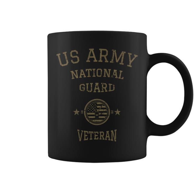 Us Army National Guard American Flag Retired Army Veteran Coffee Mug