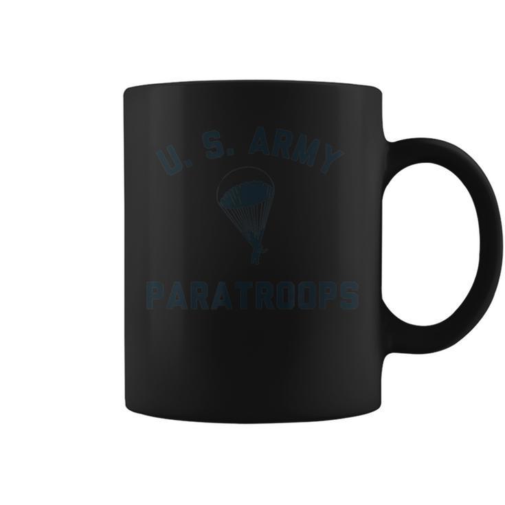 Us Army Paratroops Paratrooper Ww2 Vintage Pt Workout Gear Coffee Mug