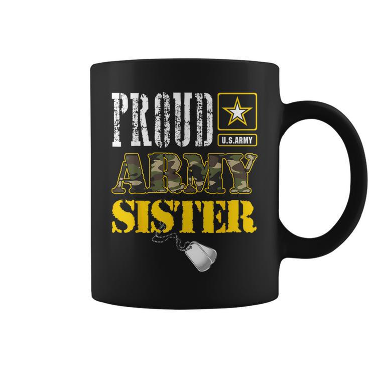 US Army Proud Us Army Sister Military Pride Coffee Mug