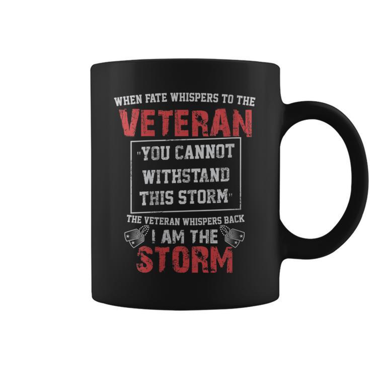 Us Veteran I Am The Storm Coffee Mug