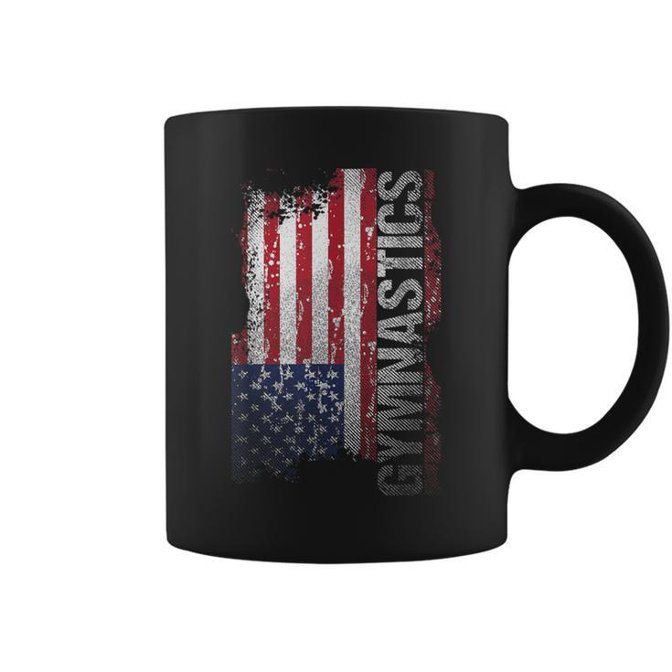 Usa Flag Gymnastics Coffee Mug