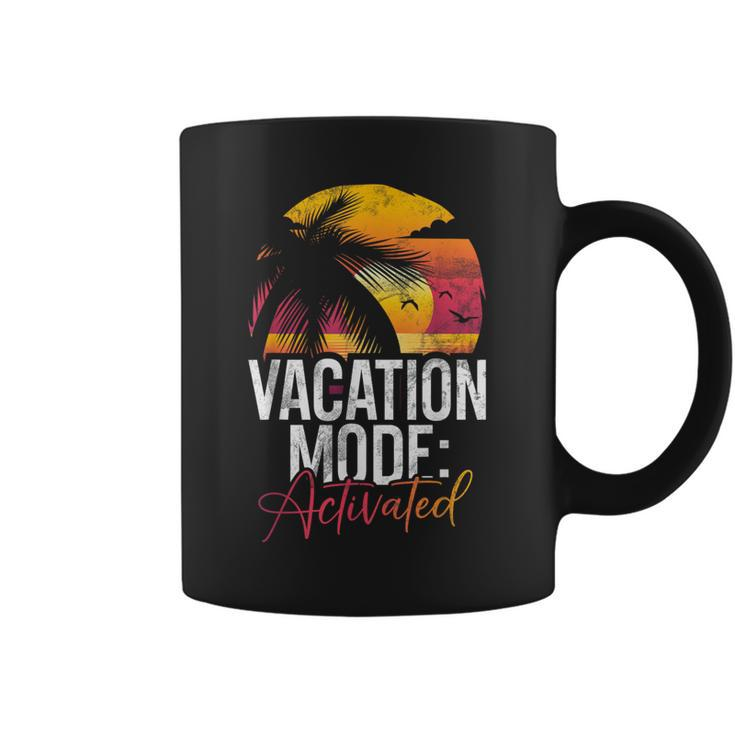 Vacation Mode Activated Vacation Coffee Mug