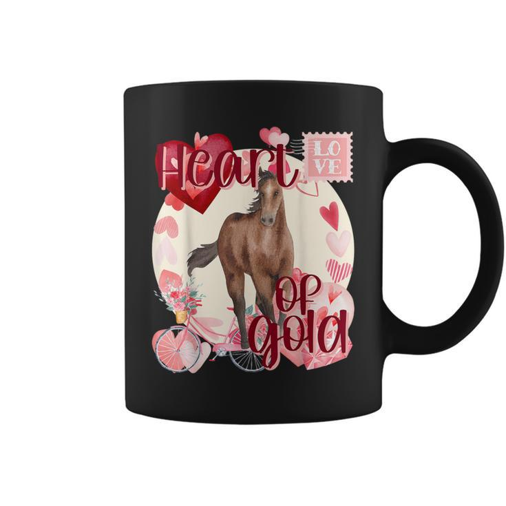 Valentine Horse Simply Watercolor Southern Colors Comfort Coffee Mug