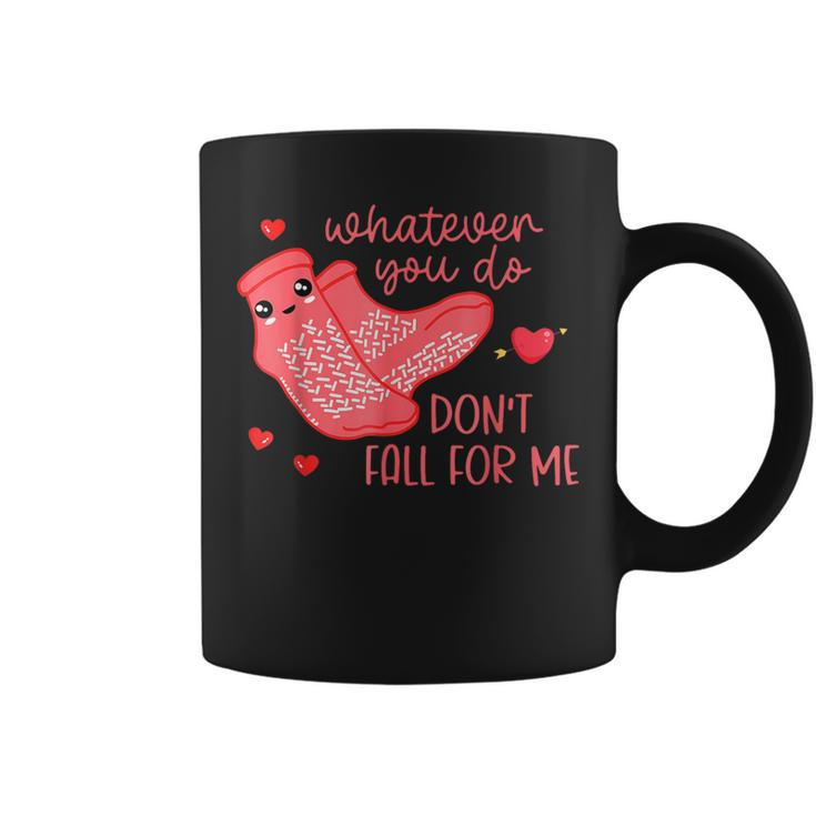 Valentine Whatever You Do Don't Fall For Me Rn Pct Cna Nurse Coffee Mug