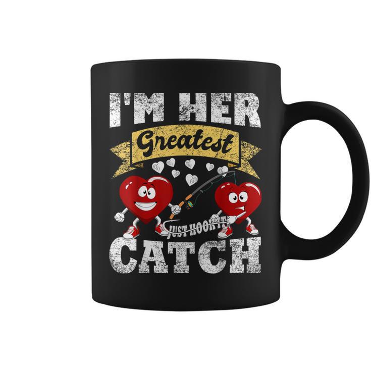 Valentines Day For Him & Her Matching Couples Fishing Coffee Mug