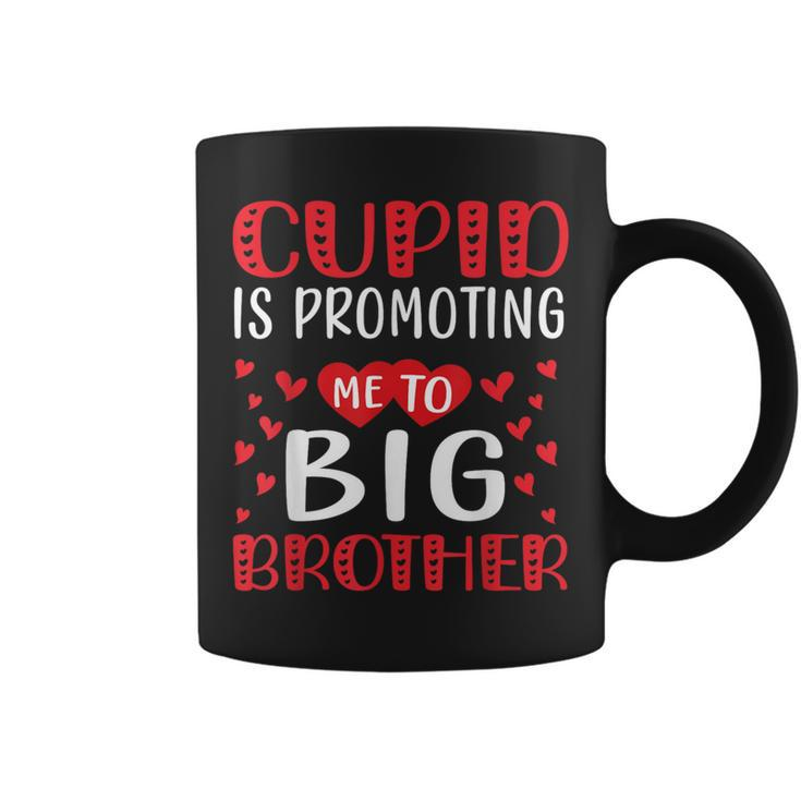 Valentines Day Cupid Is Promoting Me To Big Brother Toddler Coffee Mug