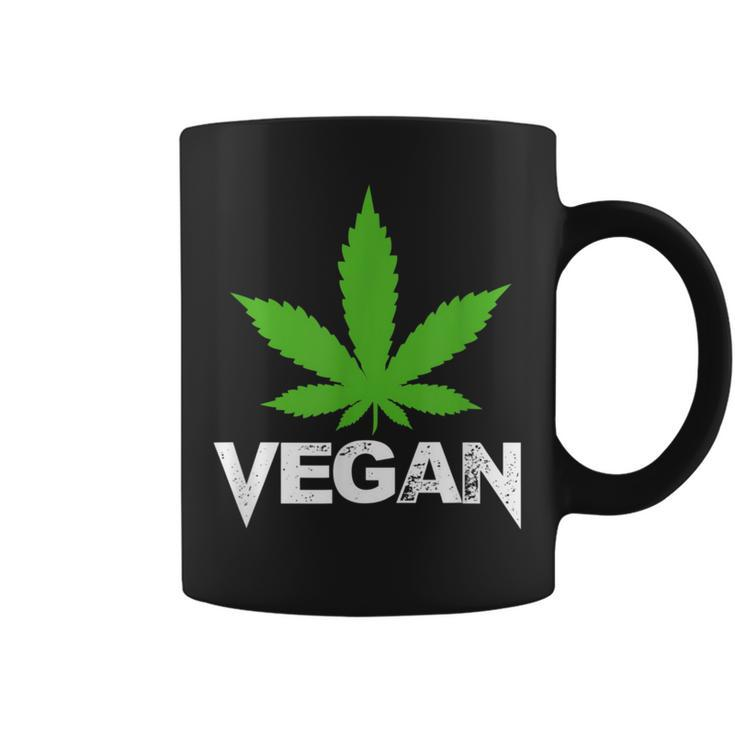 Vegan Marijuana Cannabis Weed Smoker Vegetarian Coffee Mug