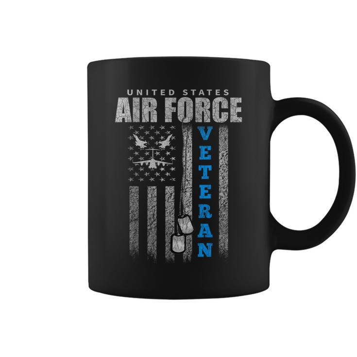 Veteran Of The Us Air Force Usa Flag Veterans Coffee Mug