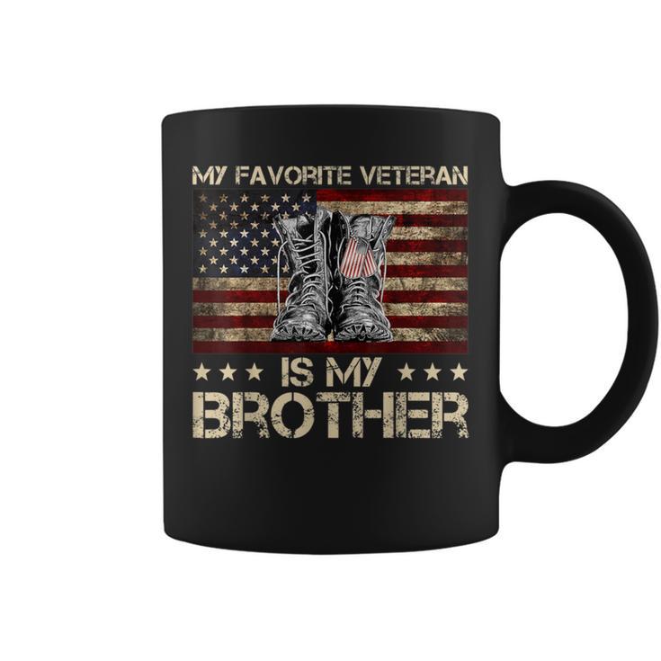 Veteran's Day My Favorite Veteran Is My Brother Proud Sister Coffee Mug