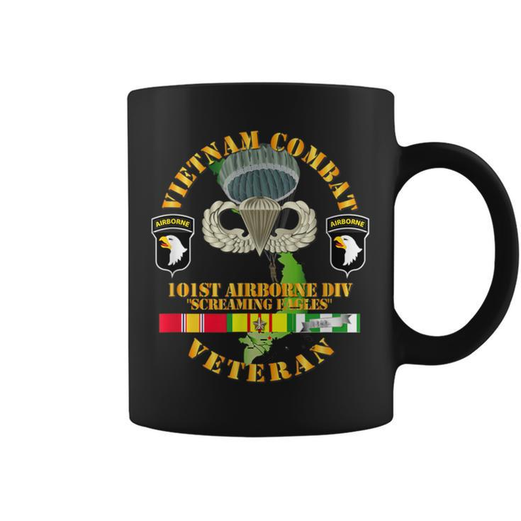Vietnam Combat Veteran W 101St Airborne Div Ssi V1 Coffee Mug