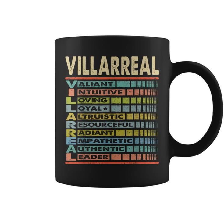 Villarreal Family Name First Last Name Villarreal Coffee Mug
