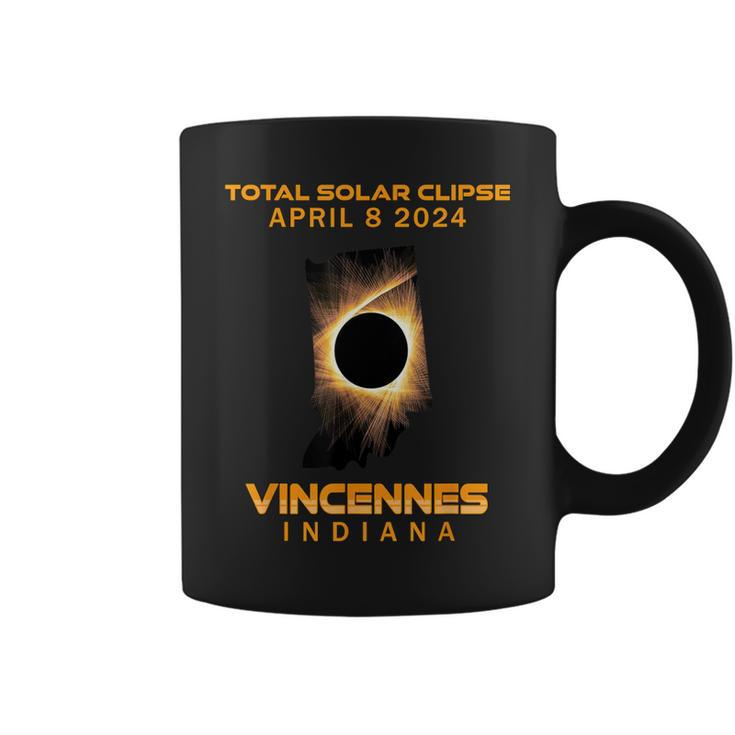 Vincennes Indiana 2024 Total Solar Eclipse Coffee Mug