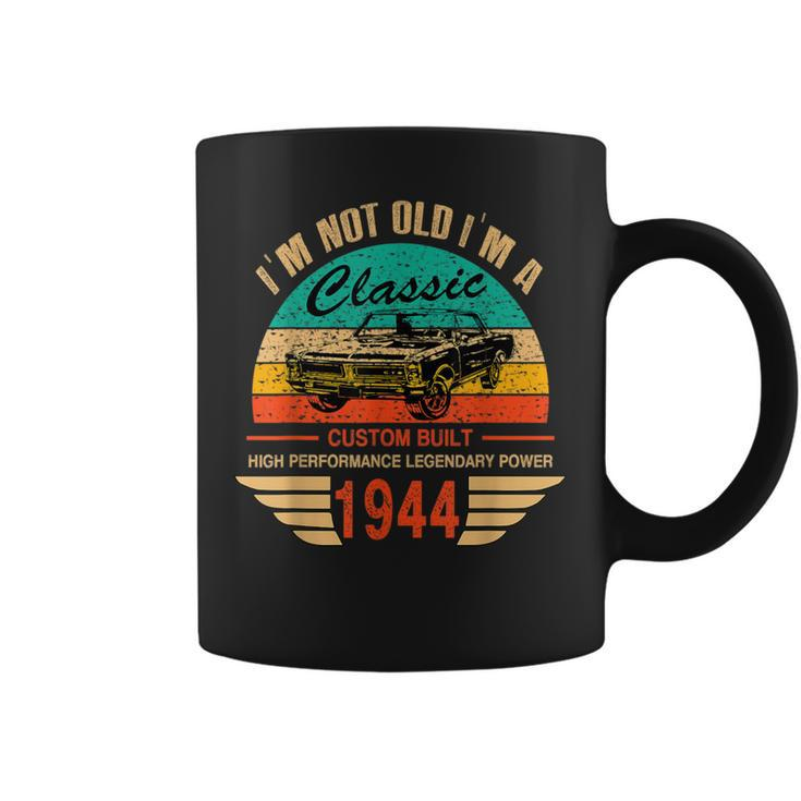 Vintage 1944 Classic Car Apparel For Legends Born In 1944 Coffee Mug