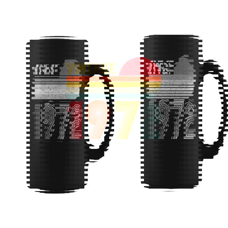 Vintage 1972 Regalo 50 Años Cumpleaños Hombre Taza de café