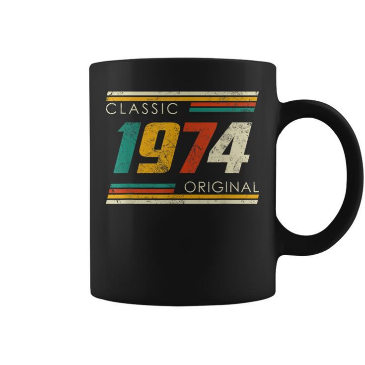 Vintage 1974 Made In 1974 50Th Birthday 50 Years Old Coffee Mug