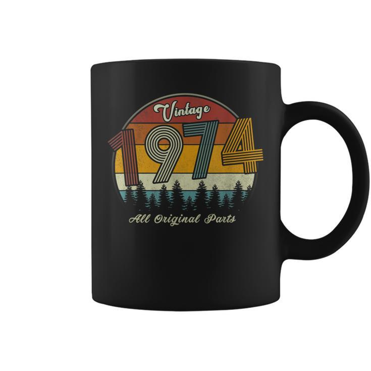 Vintage 1974 All Original Parts 46Th Birthday Coffee Mug