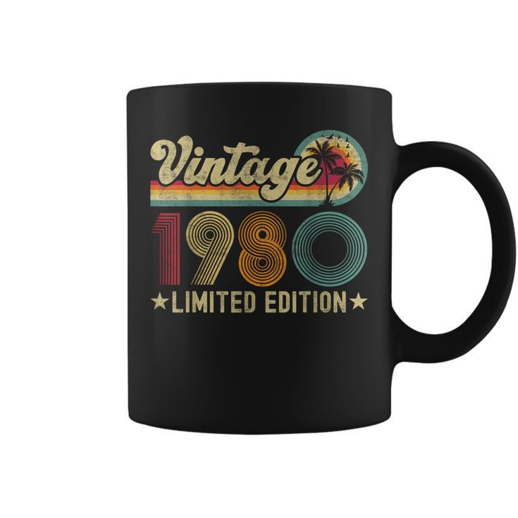 Vintage 1980 44 Year Old 44Th Birthday For Women Coffee Mug