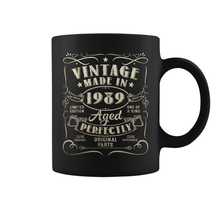 Vintage 35Th Birthday Decorations 1989 35 Birthday Coffee Mug