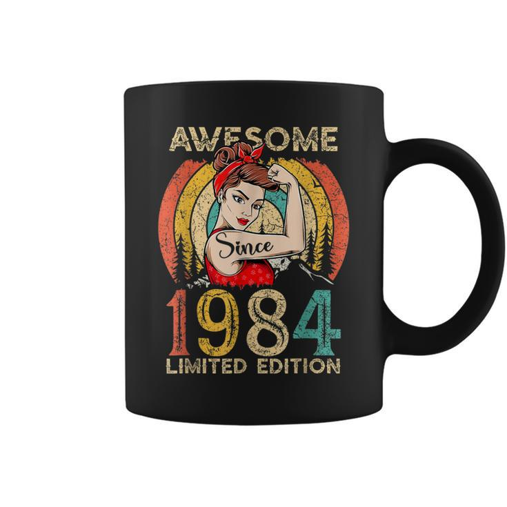 Vintage 38Th Birthday For Awesome Since 1984 Coffee Mug