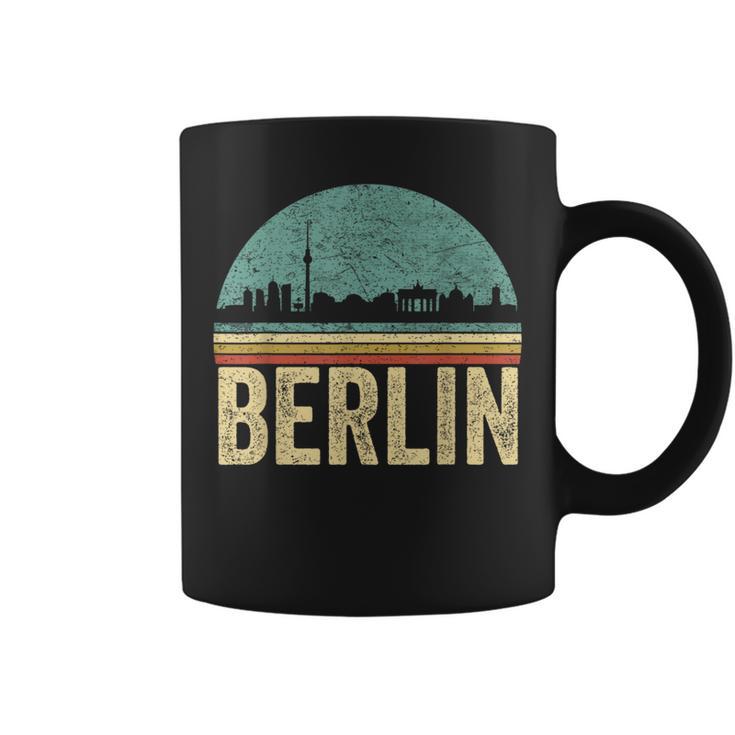 Vintage 80S Retro Berlin Souvenir Skyline Berlin Tassen