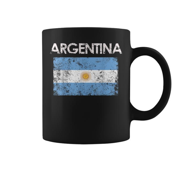Vintage Argentina Argentinian Flag Pride Coffee Mug