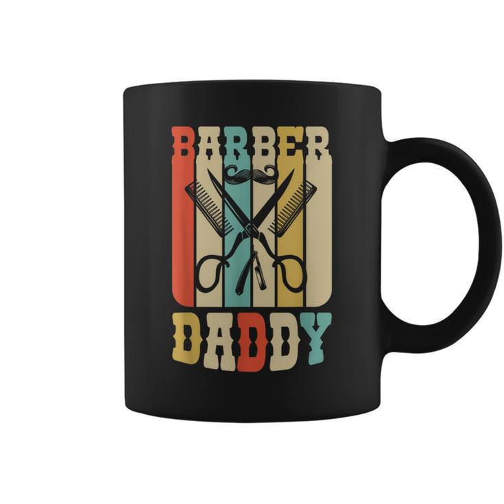 Vintage Barber Shop Daddy Barbers Dad Father's Day Coffee Mug