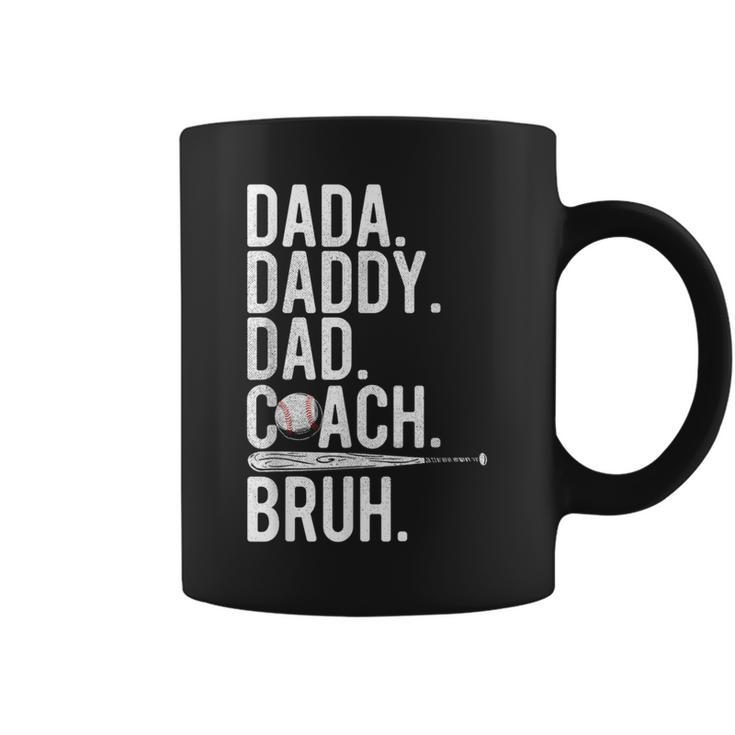 Vintage Baseball Coach Dad Fathers Day Family Humor Coffee Mug