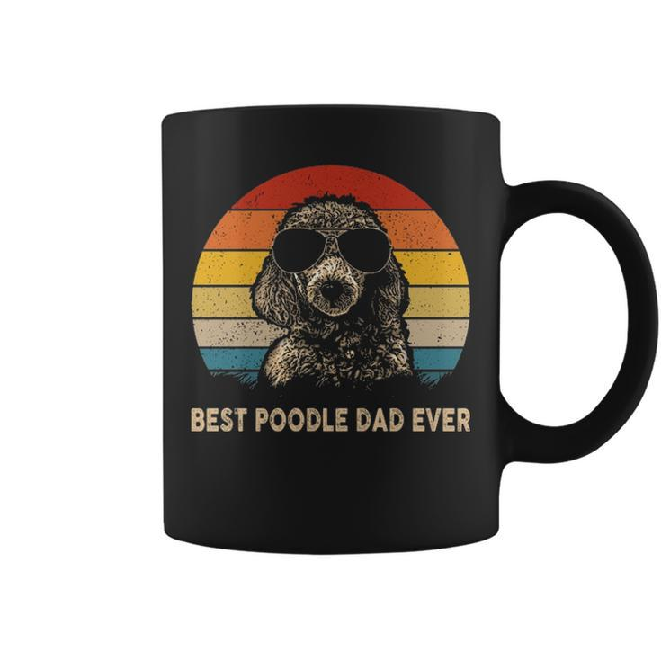 Vintage Best Poodle Dad Ever Dog Daddy Father Coffee Mug