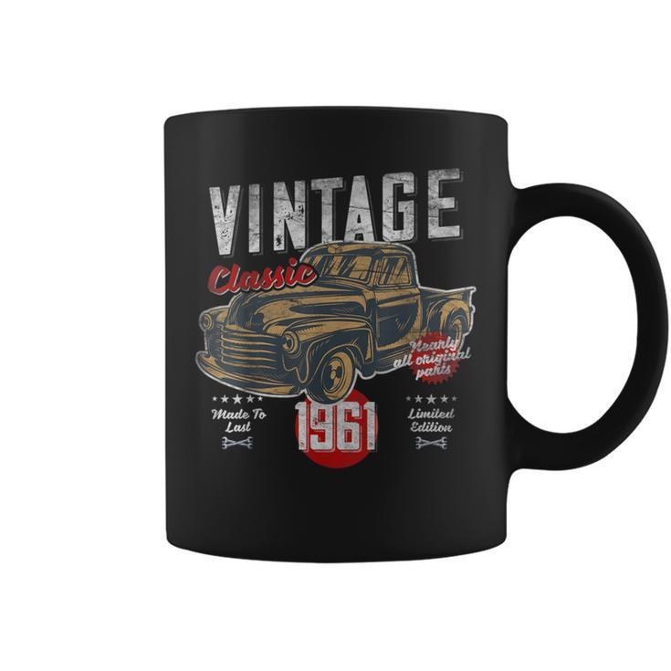 Vintage Born 1961 Birthday Classic Retro Pick-Up Coffee Mug