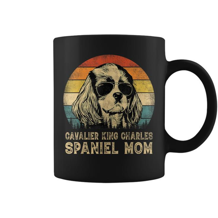 Vintage Cavalier King Charles Spaniel Mom Dog Mother's Day Coffee Mug