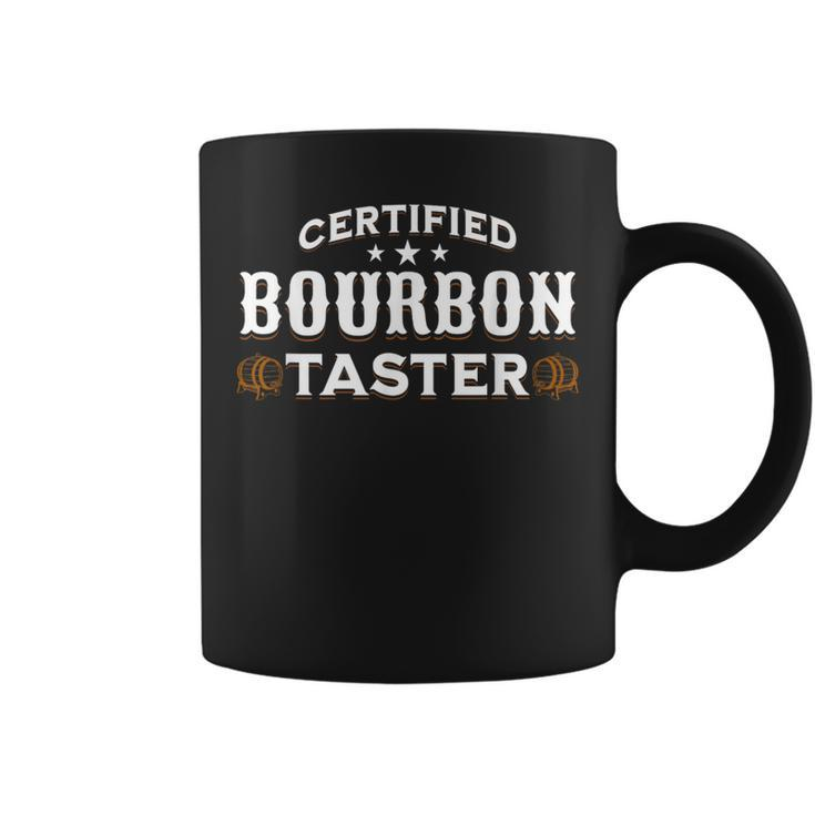 Vintage Certified Bourbon Taster For Whiskey Fan Coffee Mug