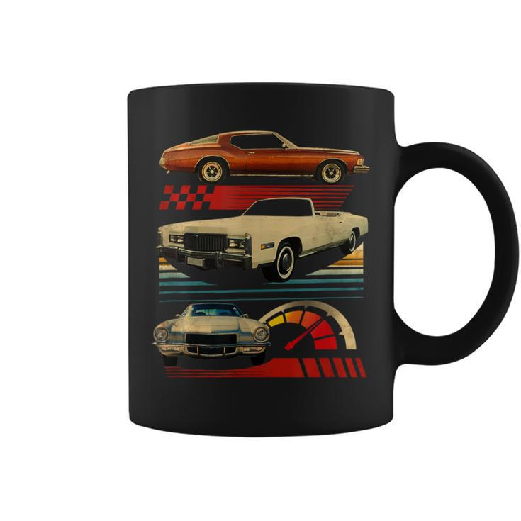 Vintage Classic Cars Many Old Vintage Cars Lovers Engines Coffee Mug