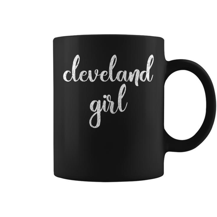 Vintage Cleveland Ohio Girl I Love Ohio Girls Coffee Mug