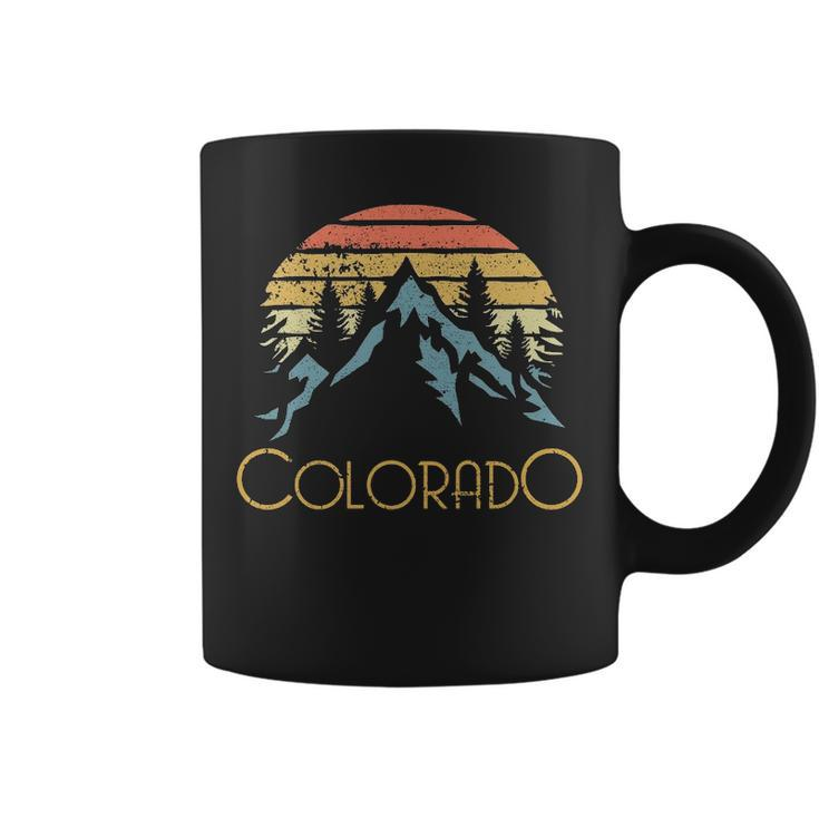 Vintage Co Colorado Mountains Outdoor Adventure Coffee Mug