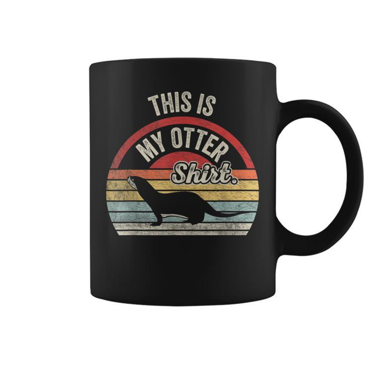 Vintage Cute Otter This Is My Otter Sea Otter Coffee Mug