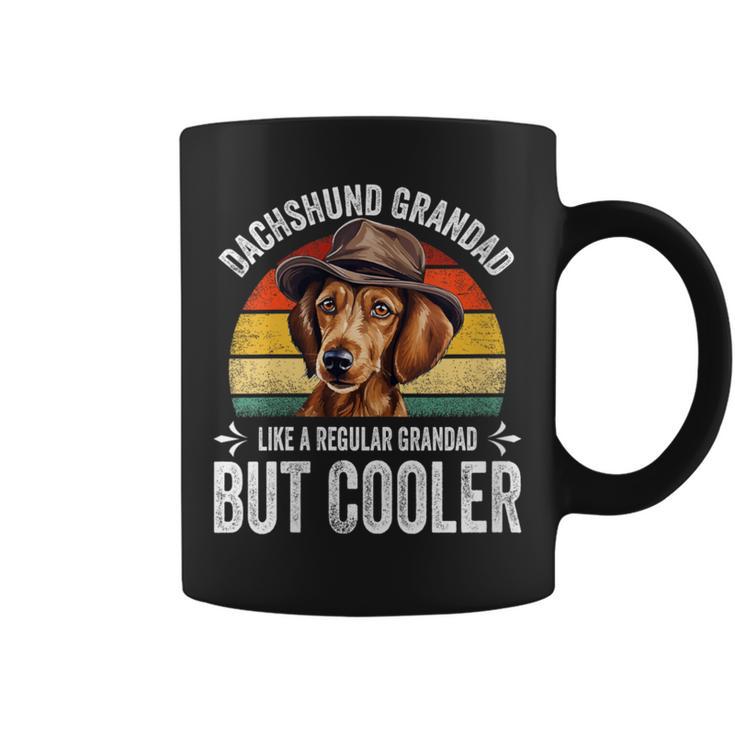 Vintage Dachshund Grandad Like A Regular Grandad But Cooler Coffee Mug