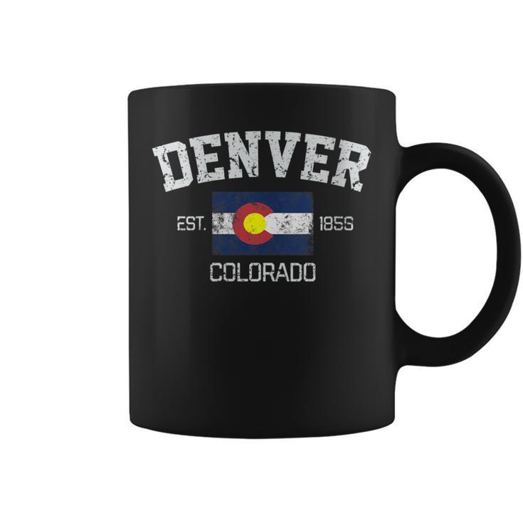 Vintage Denver Colorado Est 1858 Souvenir Coffee Mug