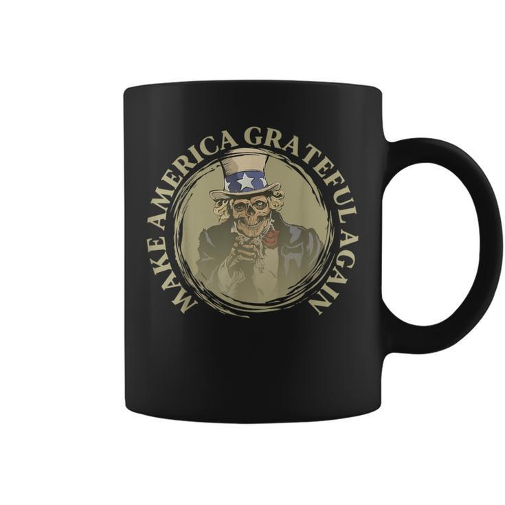 Vintage Uncle Sam Retro Make America Grateful Again Coffee Mug