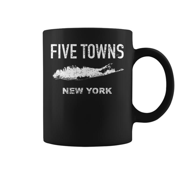 Vintage Five Towns Long Island New York Coffee Mug