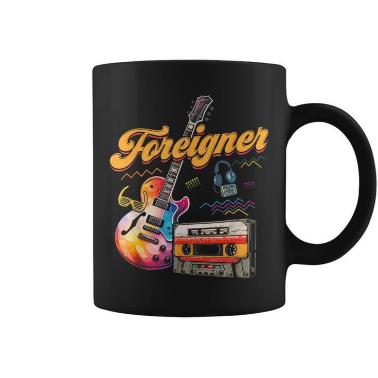 Vintage Foreigner Retro Cassette 90S Rock Music Old Fashion Coffee Mug