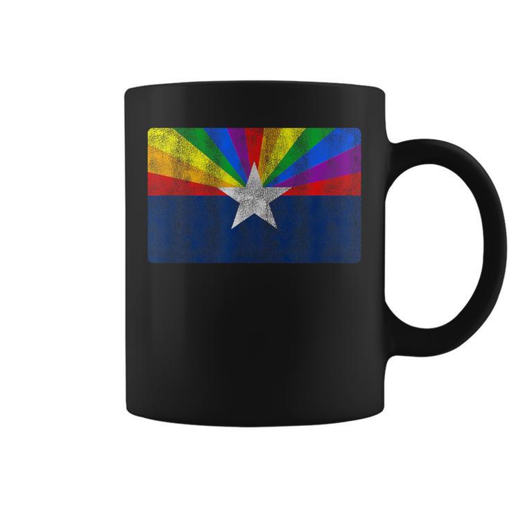 Vintage Gay Arizona Pride Flag Az Lgbt Women Coffee Mug