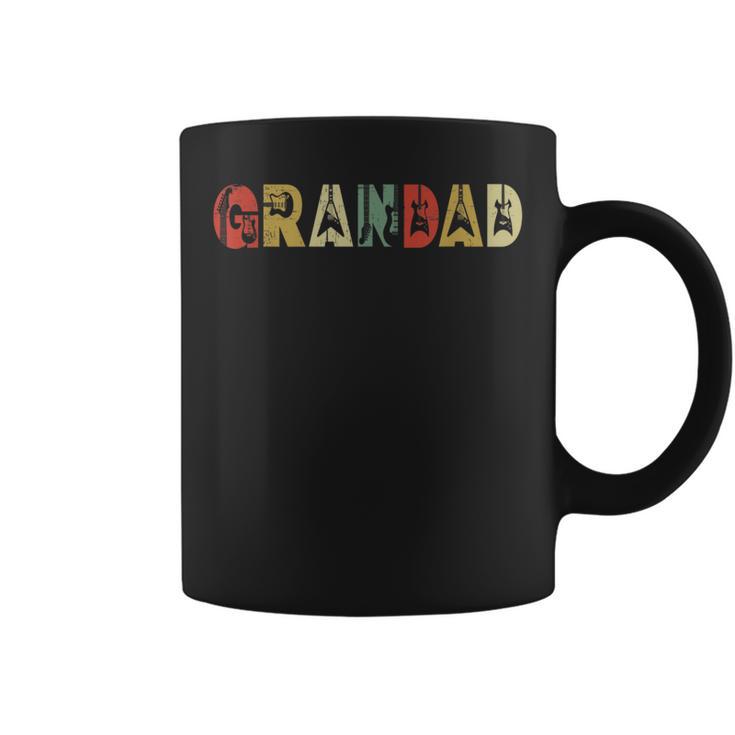 Vintage Guitar Music Grandad Guitarist Father's Day Coffee Mug