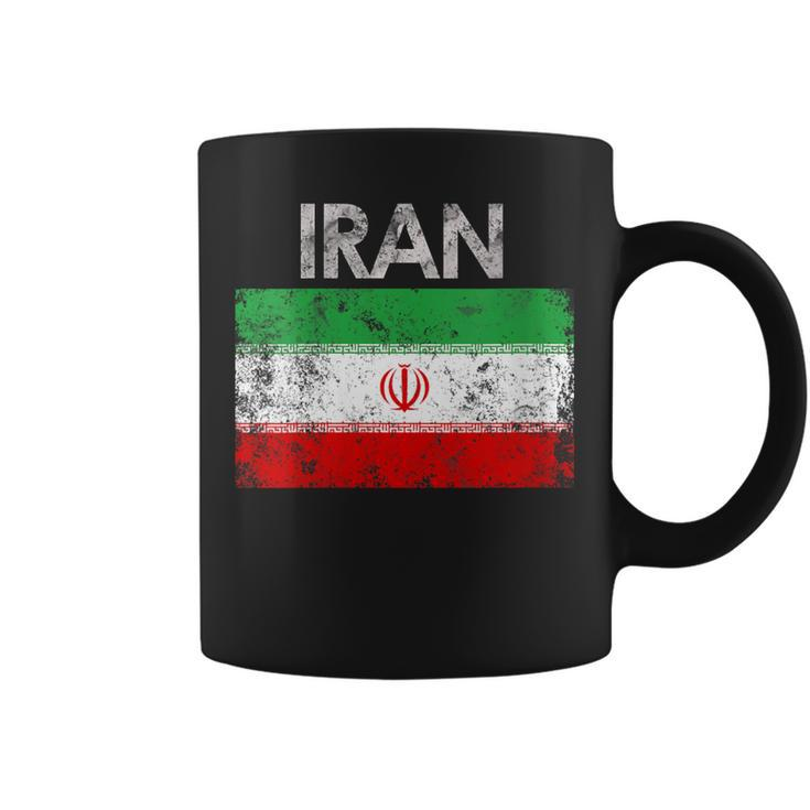 Vintage Iran Iranian Flag Pride Coffee Mug