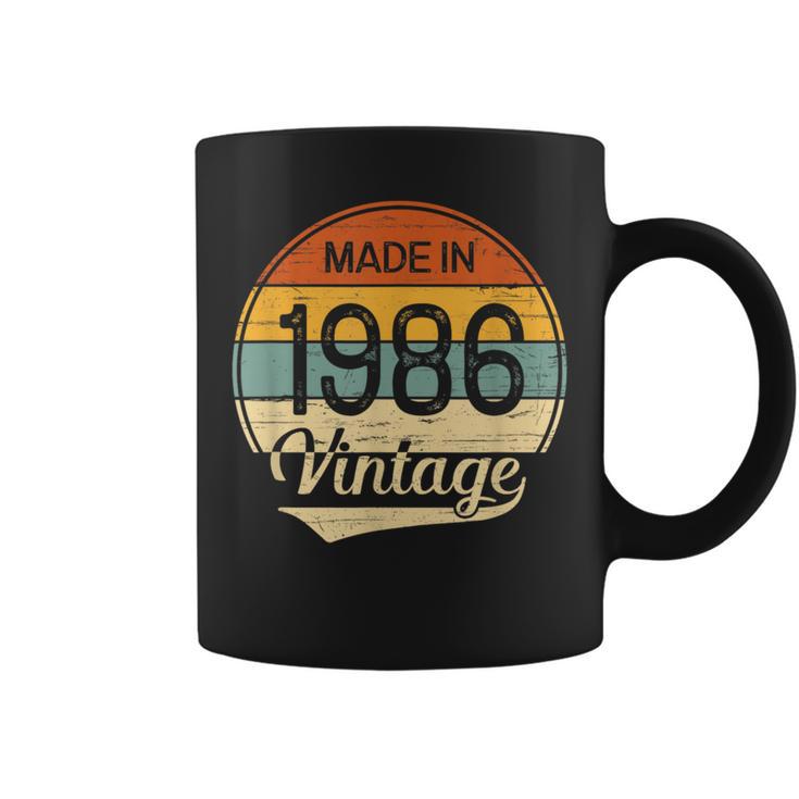 Vintage Made In 1986 Hombre Hecho En 1986 Taza de café