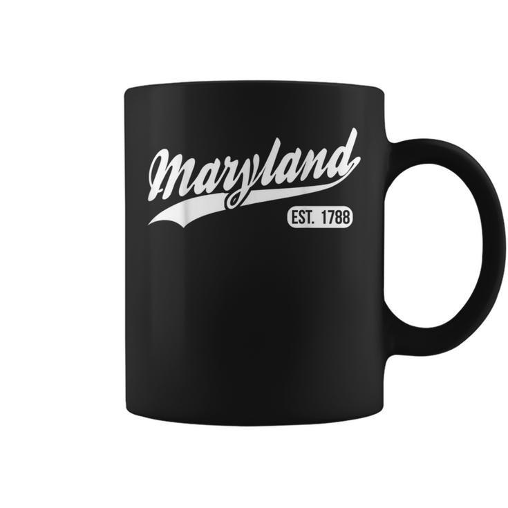 Vintage Maryland State Map Maryland Home Coffee Mug