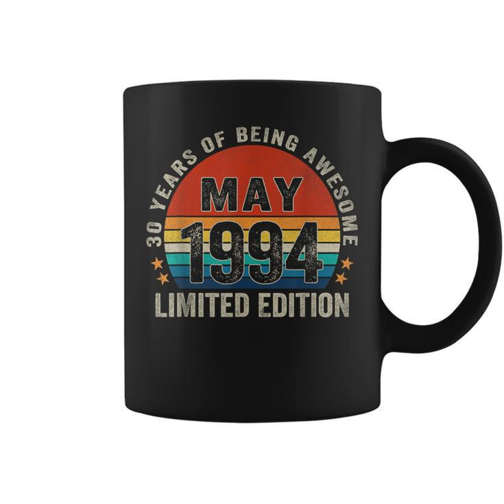 Vintage May 1994 30Th Birthday 30 Years Old Retro Coffee Mug